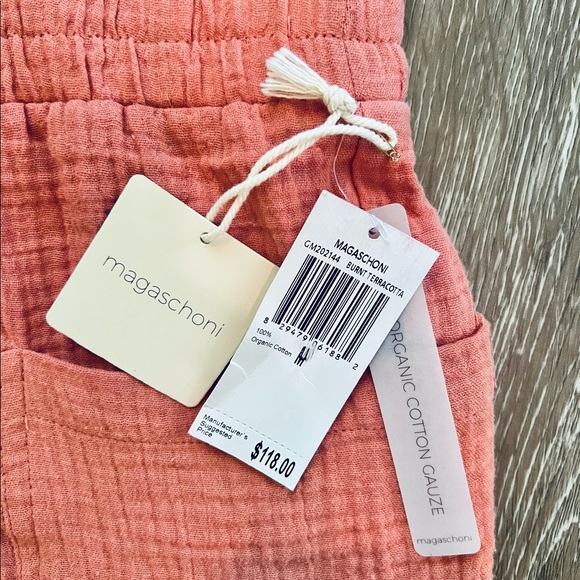 NWT Magaschoni gauze shorts size M & L - Picture 5 of 11